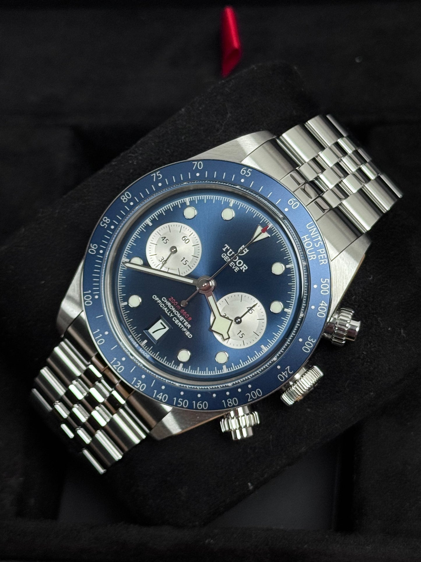Tudor Black Bay Chrono Blau M79360B / 2024 / Full Set / Top Zustand