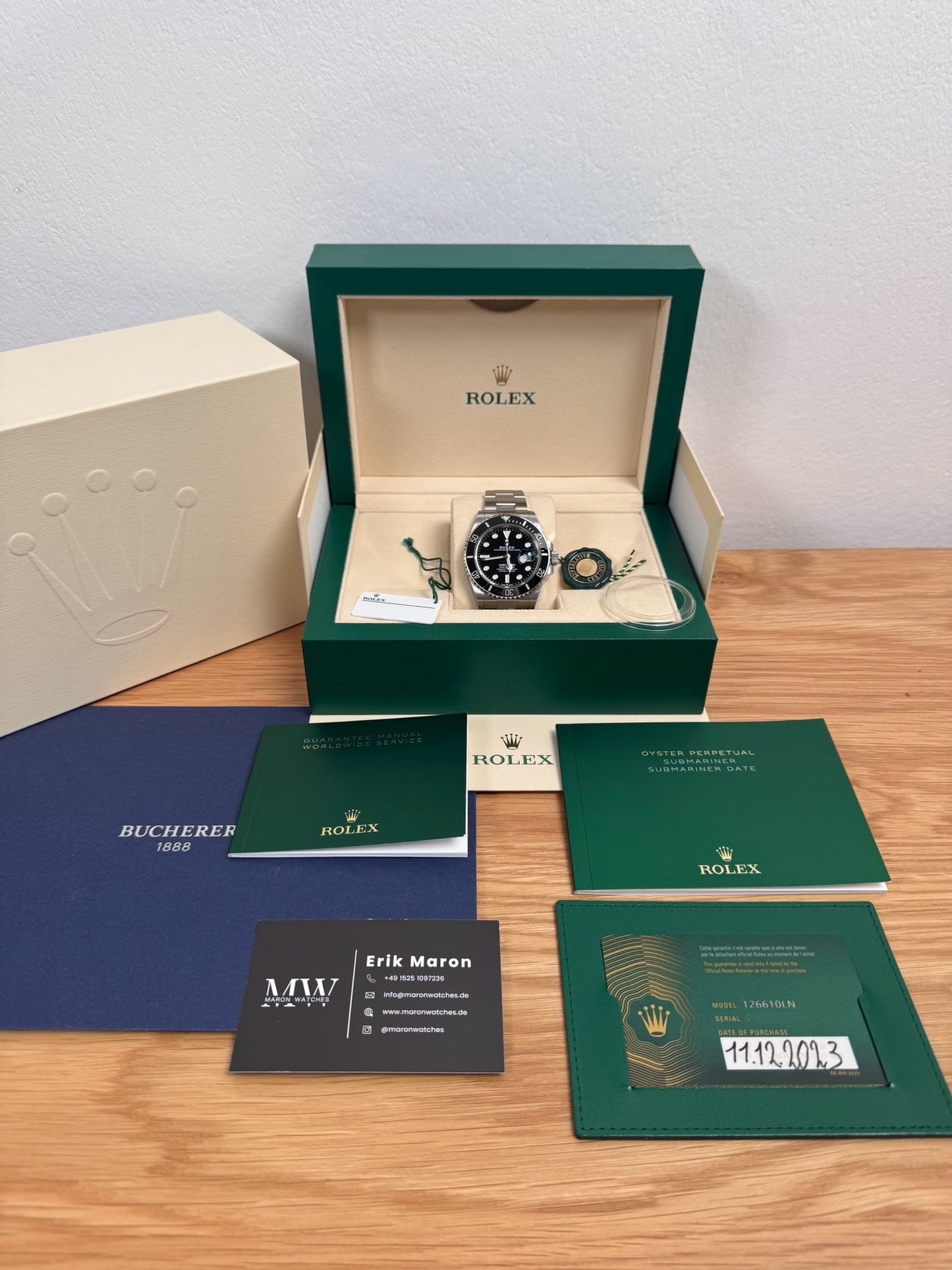 Rolex Submariner Date 41 126610LN / 2023 / Full Set / Top Zustand