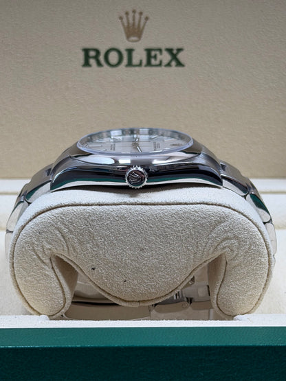 Rolex Oyster Perpetual 39 Weiß / 2019 / Full Set / Top Zustand