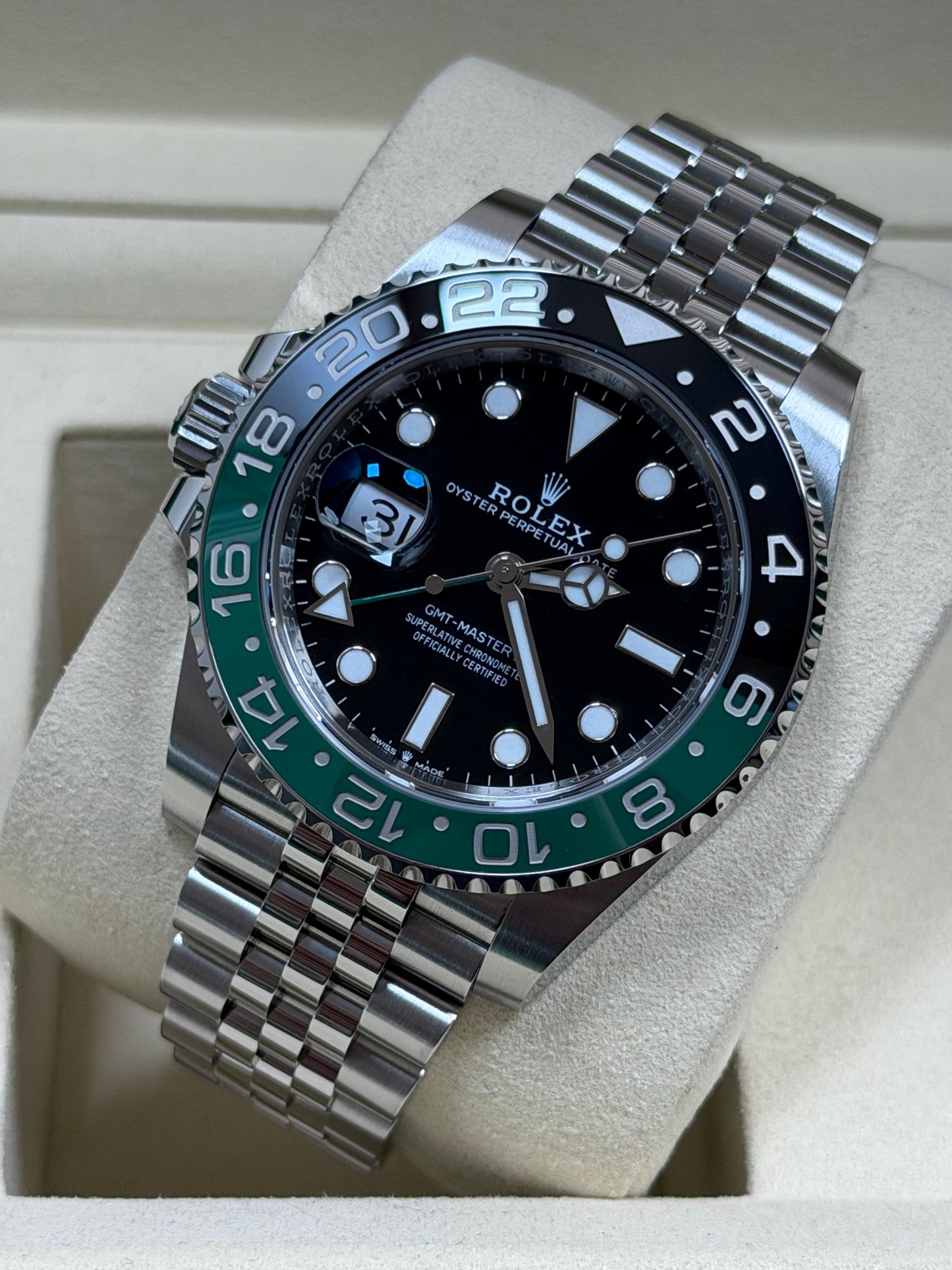 Rolex GMT Master 2 "Sprite" 126720VTNR / 2025 / Full Set / Neuwertig