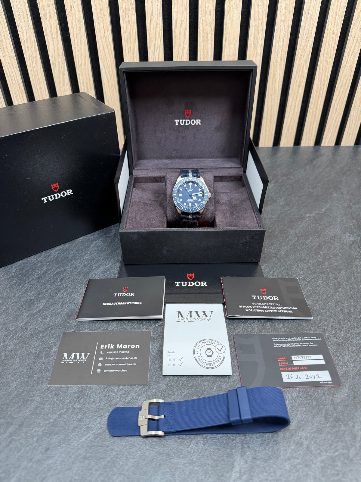 Tudor Pelagos FXD Blau / 2022 / Full Set / Top Zustand