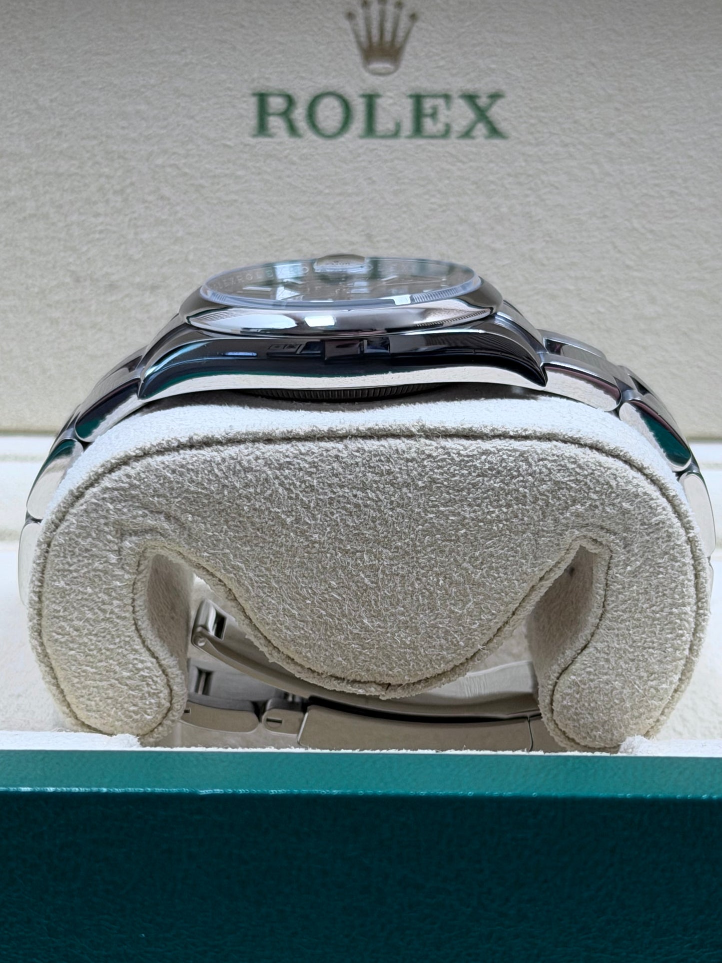 Rolex Datejust 36 126200 Mint Palm Dial / 2023 / Full Set / Sehr gut
