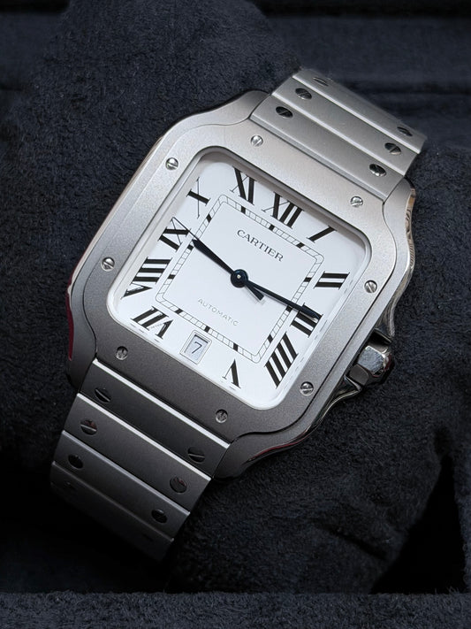 Cartier Santos Large Titan WSSA0089 / 2026 / Full Set / Neuwertig