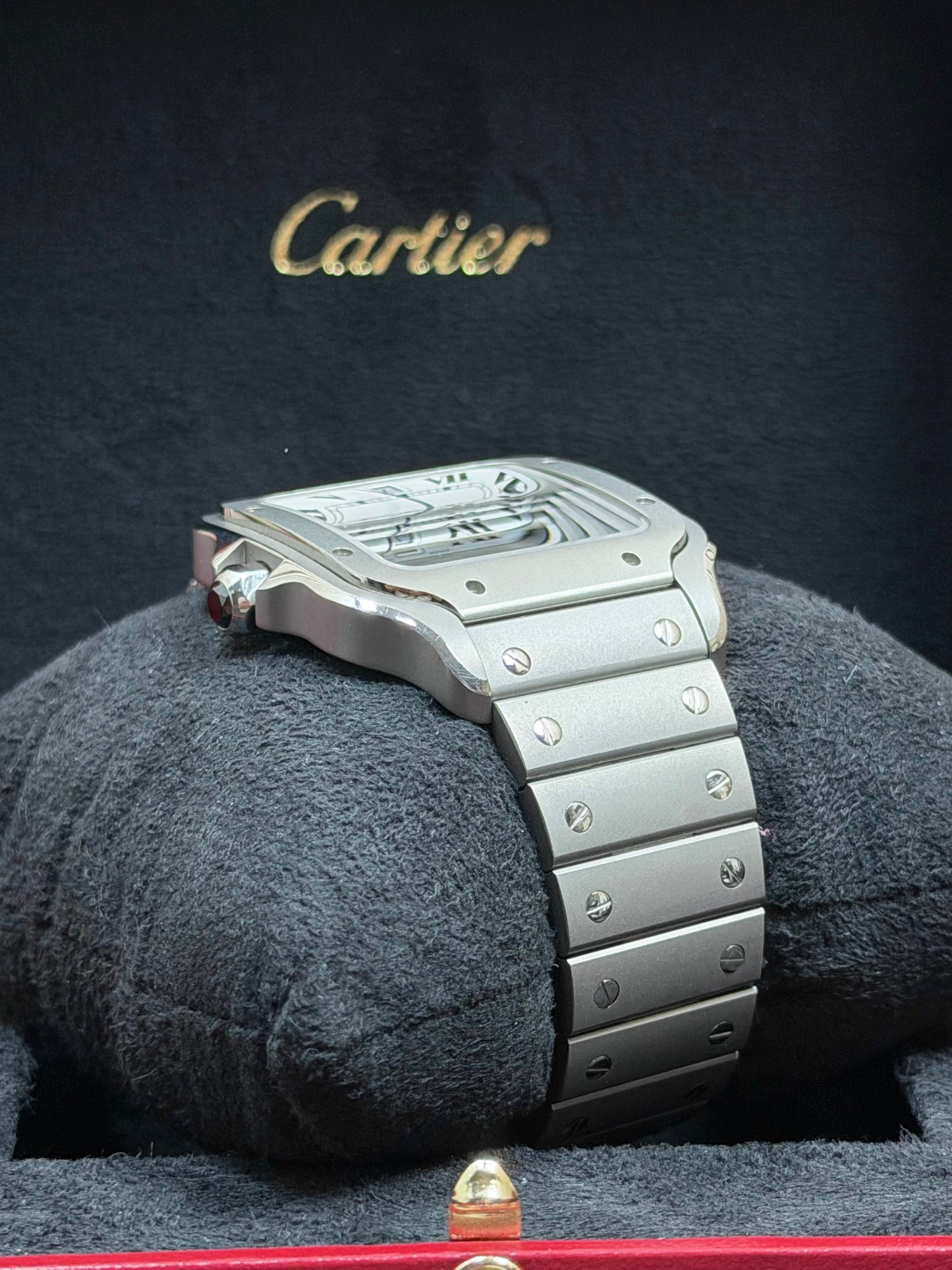 Cartier Santos Large Titan WSSA0089 / 2026 / Full Set / Neuwertig