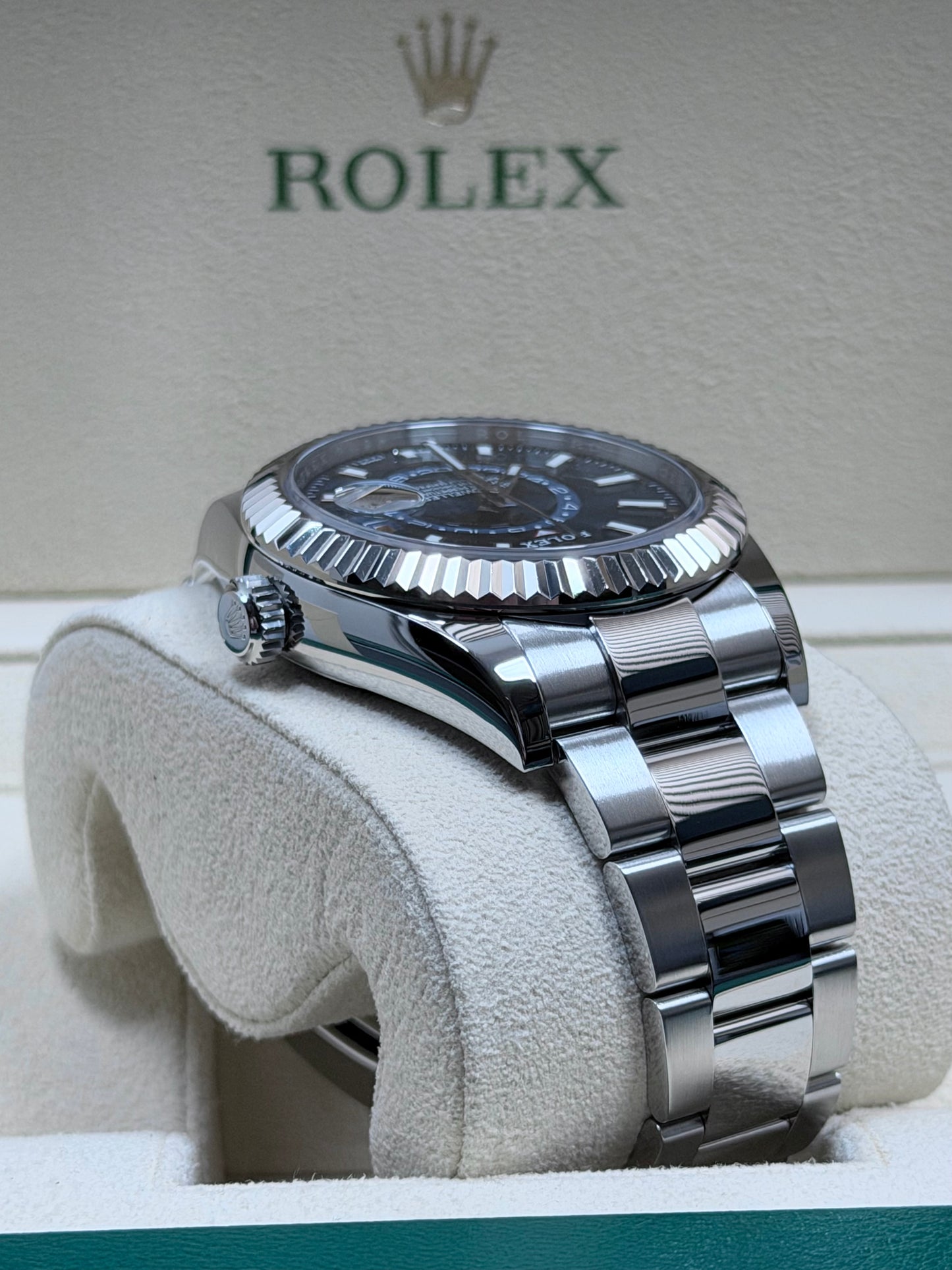 Rolex Sky-Dweller Blau 326934 / 2017 / Full Set / Top Zustand
