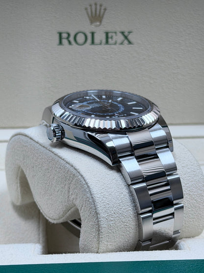 Rolex Sky-Dweller Blau 326934 / 2017 / Full Set / Top Zustand