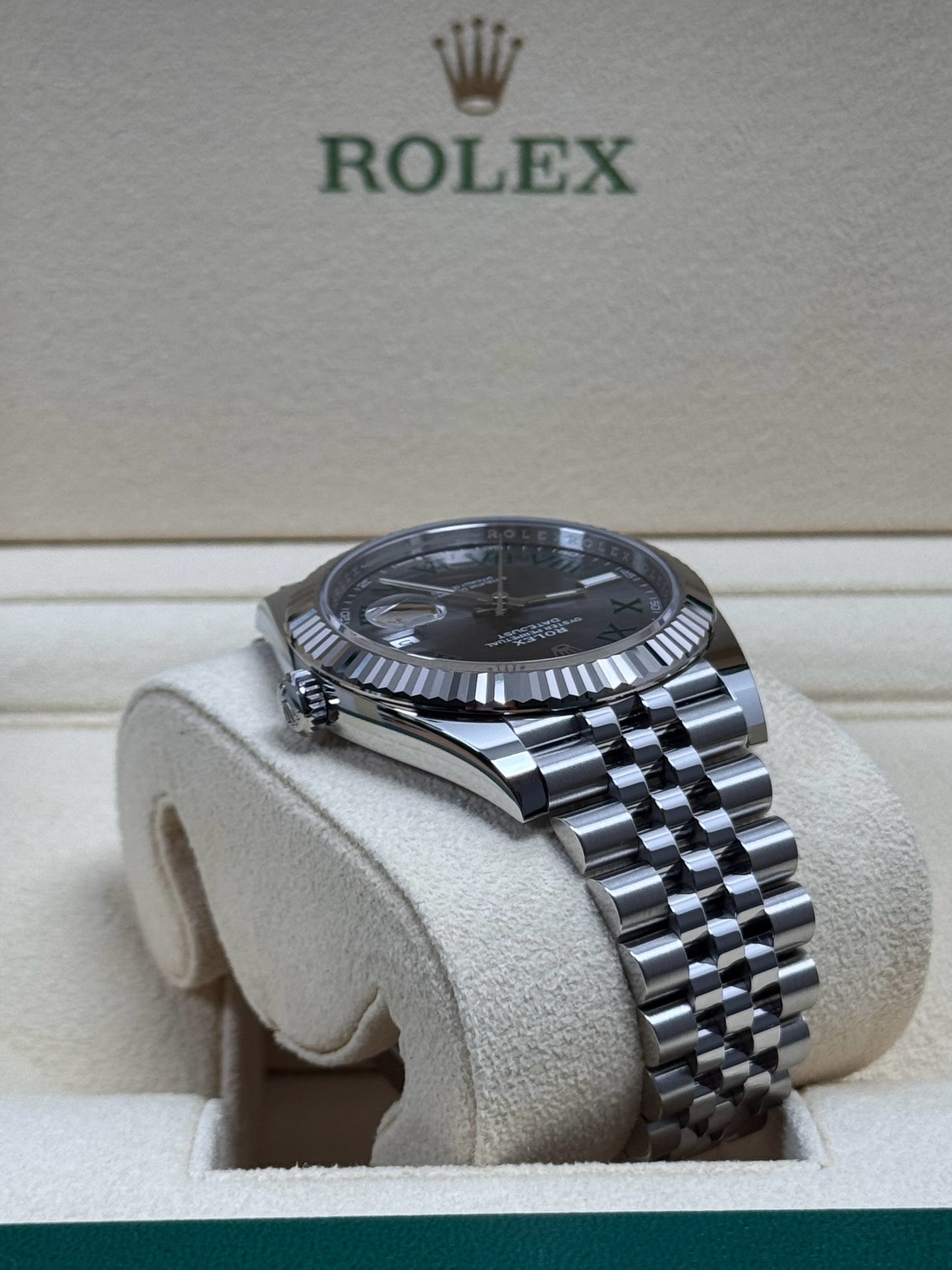 Rolex Datejust 41 126334 Wimbledon / 2023 / Full Set / Ungetragen