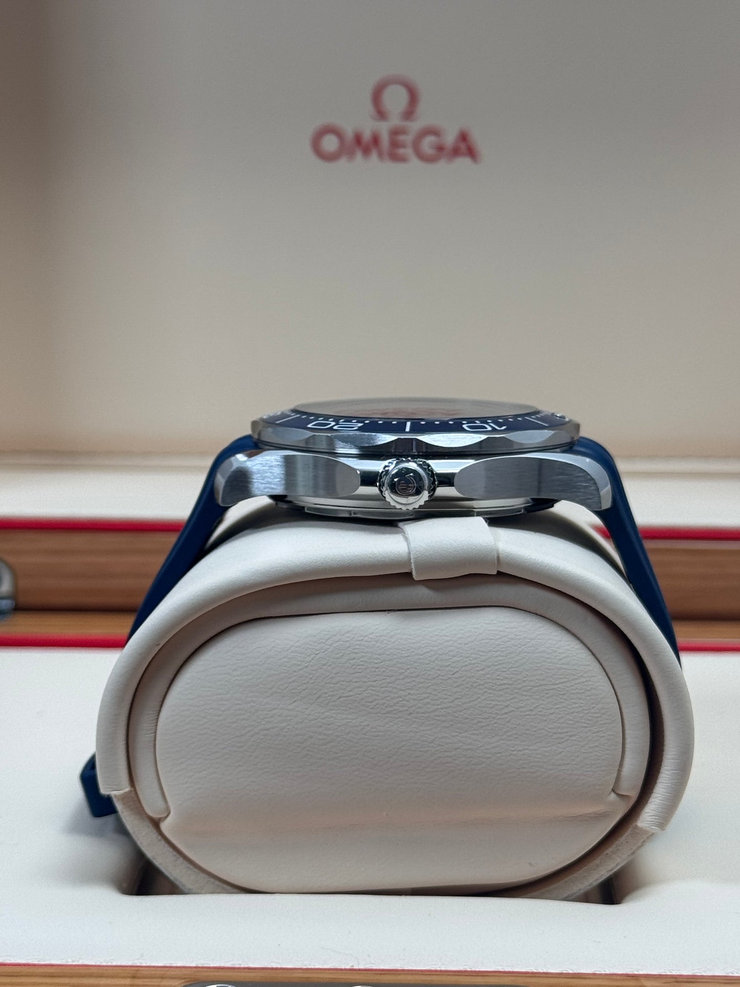 Omega Seamaster Diver 300M Grau Blau / 2020 / Full Set / Sehr gut