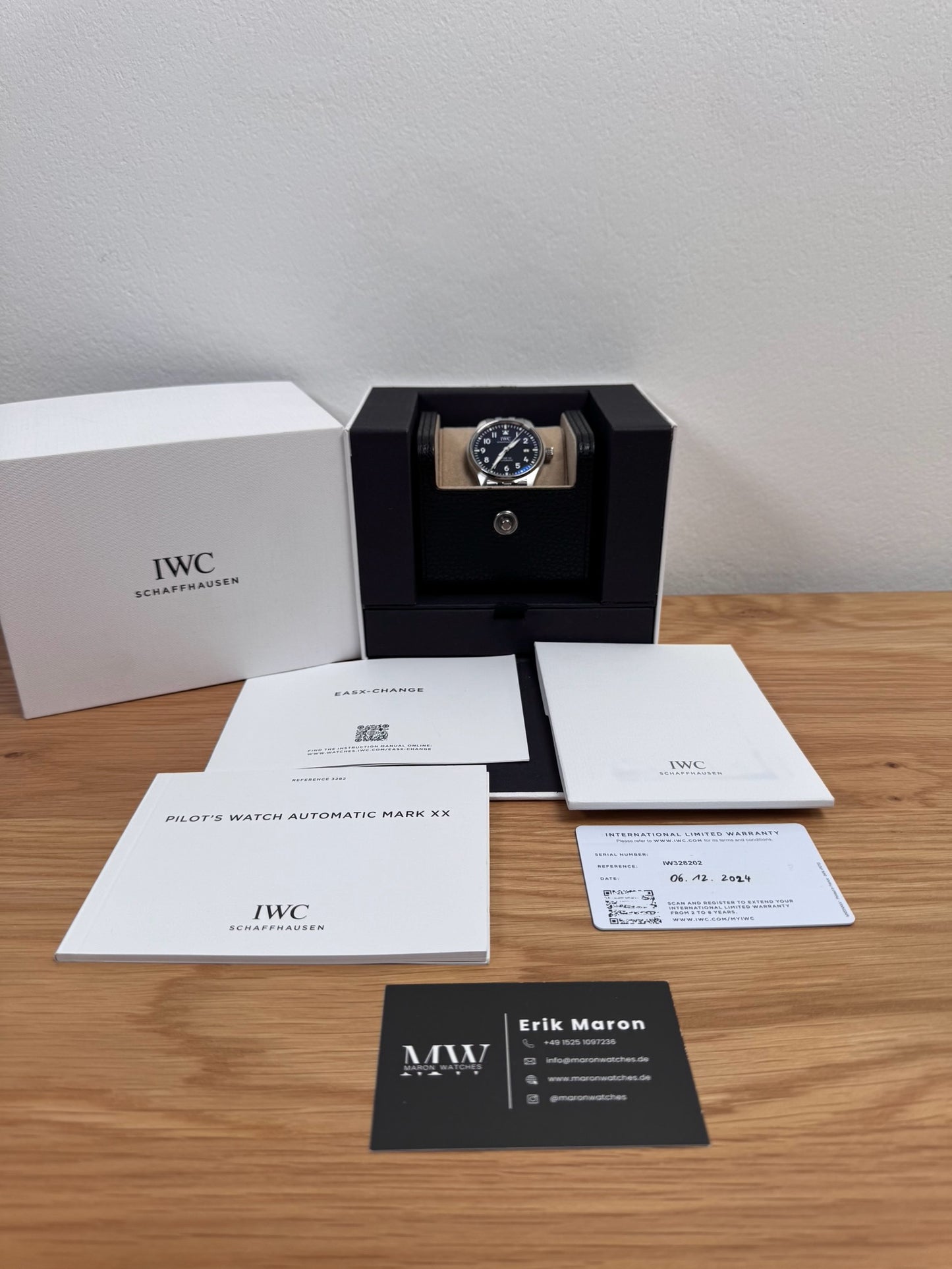 IWC Fliegeruhr Mark XX IW328202 / 2024 / Full Set / Sehr gut