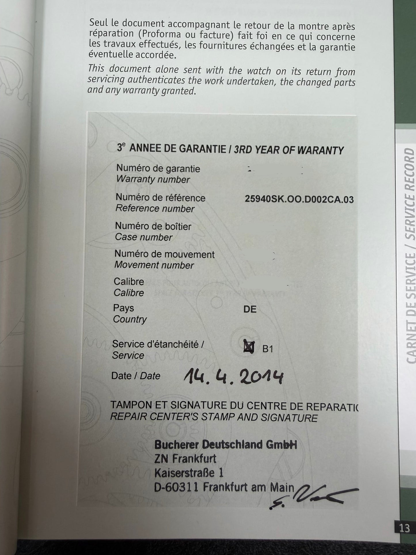 Audemars Piguet Royal Oak Offshore / Full Set / 2012 / Top Zustand
