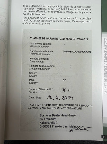 Audemars Piguet Royal Oak Offshore / Full Set / 2012 / Top Zustand