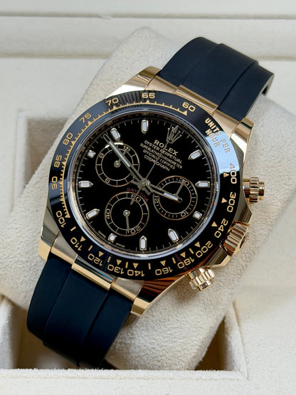 Rolex Daytona Oysterflex Gelbgold 116518LN / 2022 / Full Set / Top Zustand