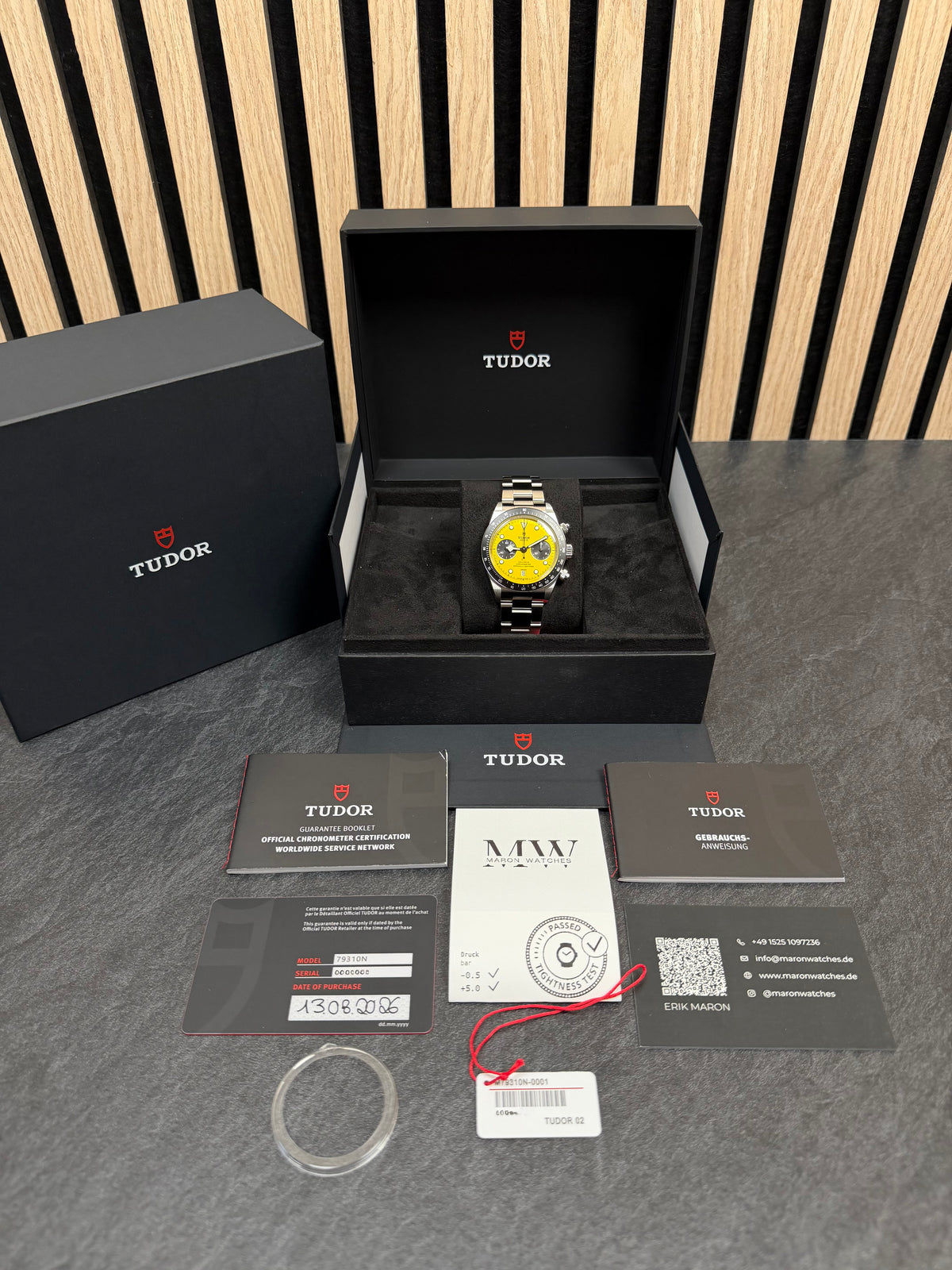 Tudor Black Bay Chrono Gelb "Bumblebee" / 2026 / Full Set / Ungetragen