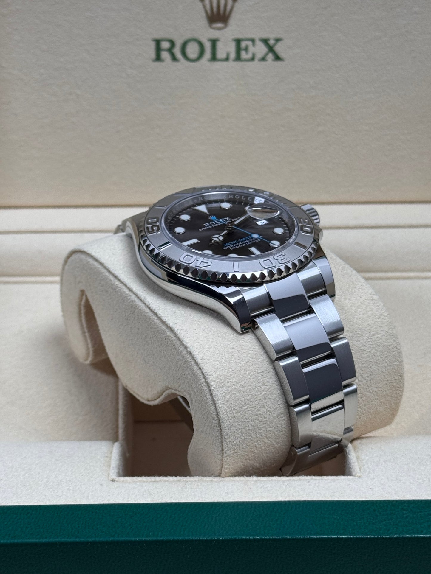 Rolex Yacht Master 40 Rhodium / 2019 / Full Set / Top Zustand