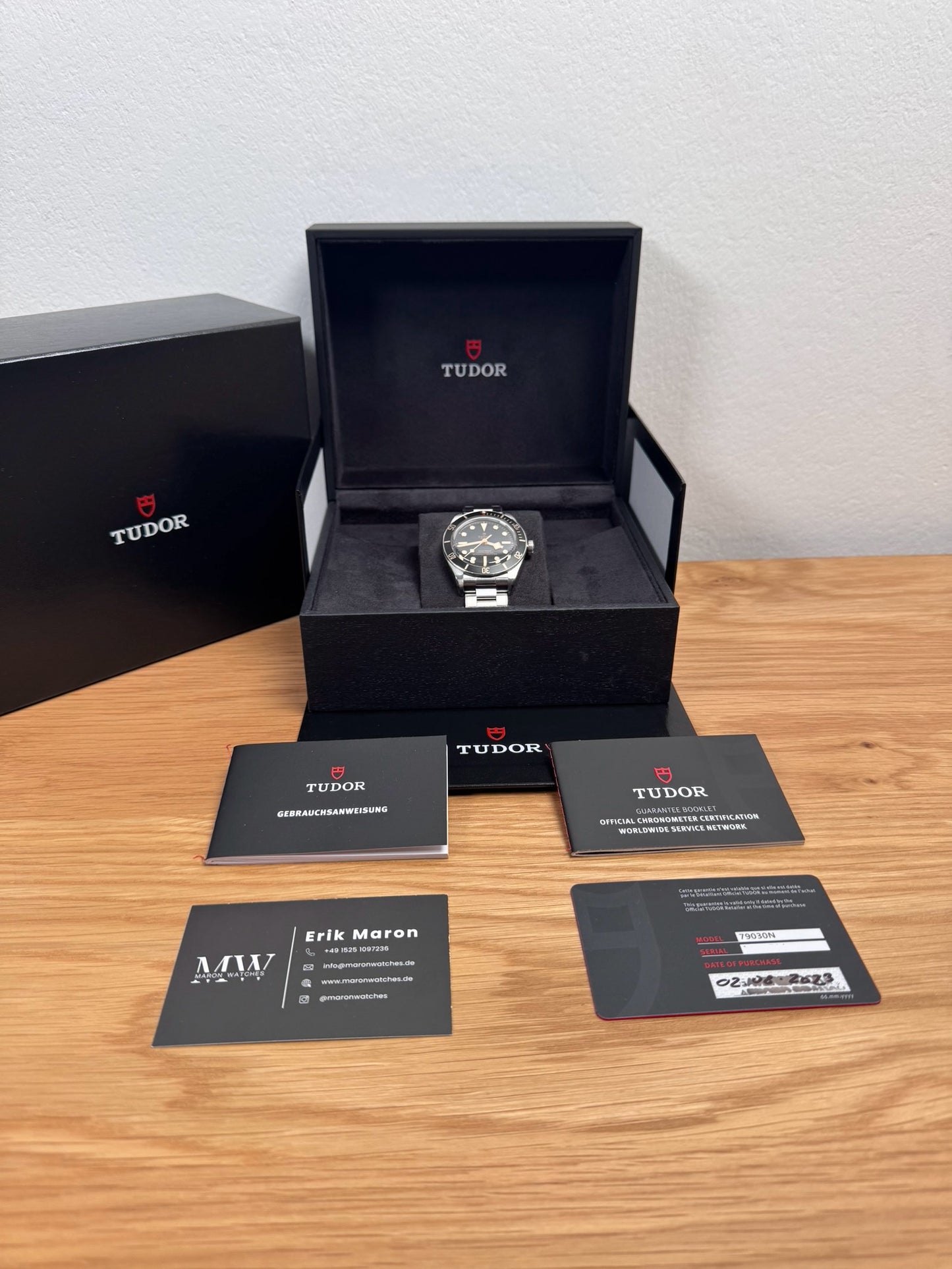 Tudor Black Bay 58 Schwarz / 2023 / Full Set / Top Zustand