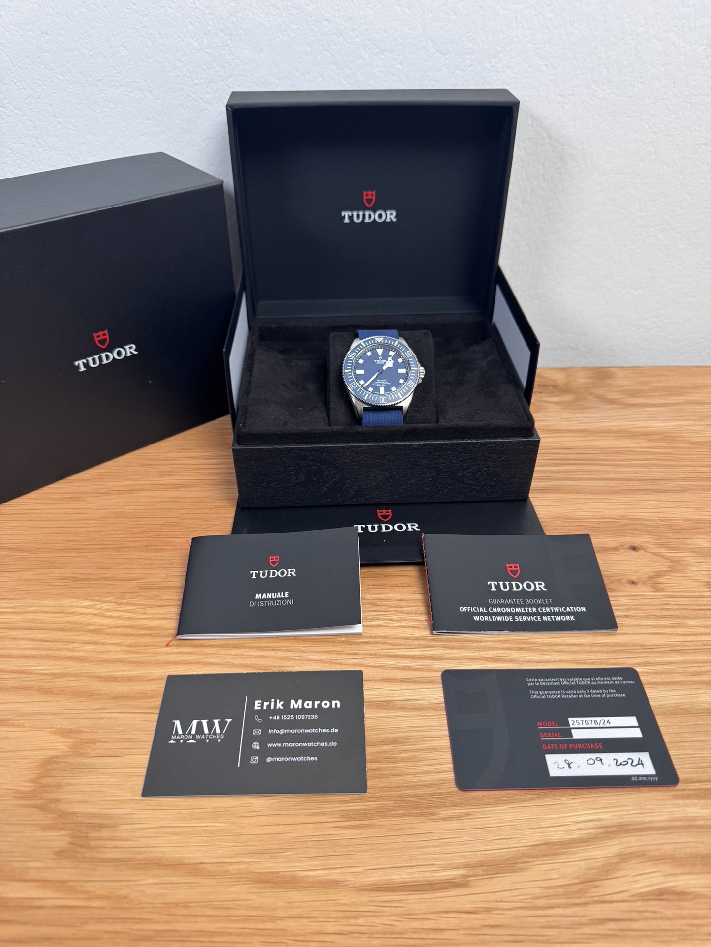 Tudor Pelagos FXD Blau / 2024 / Full Set / Neuwertig