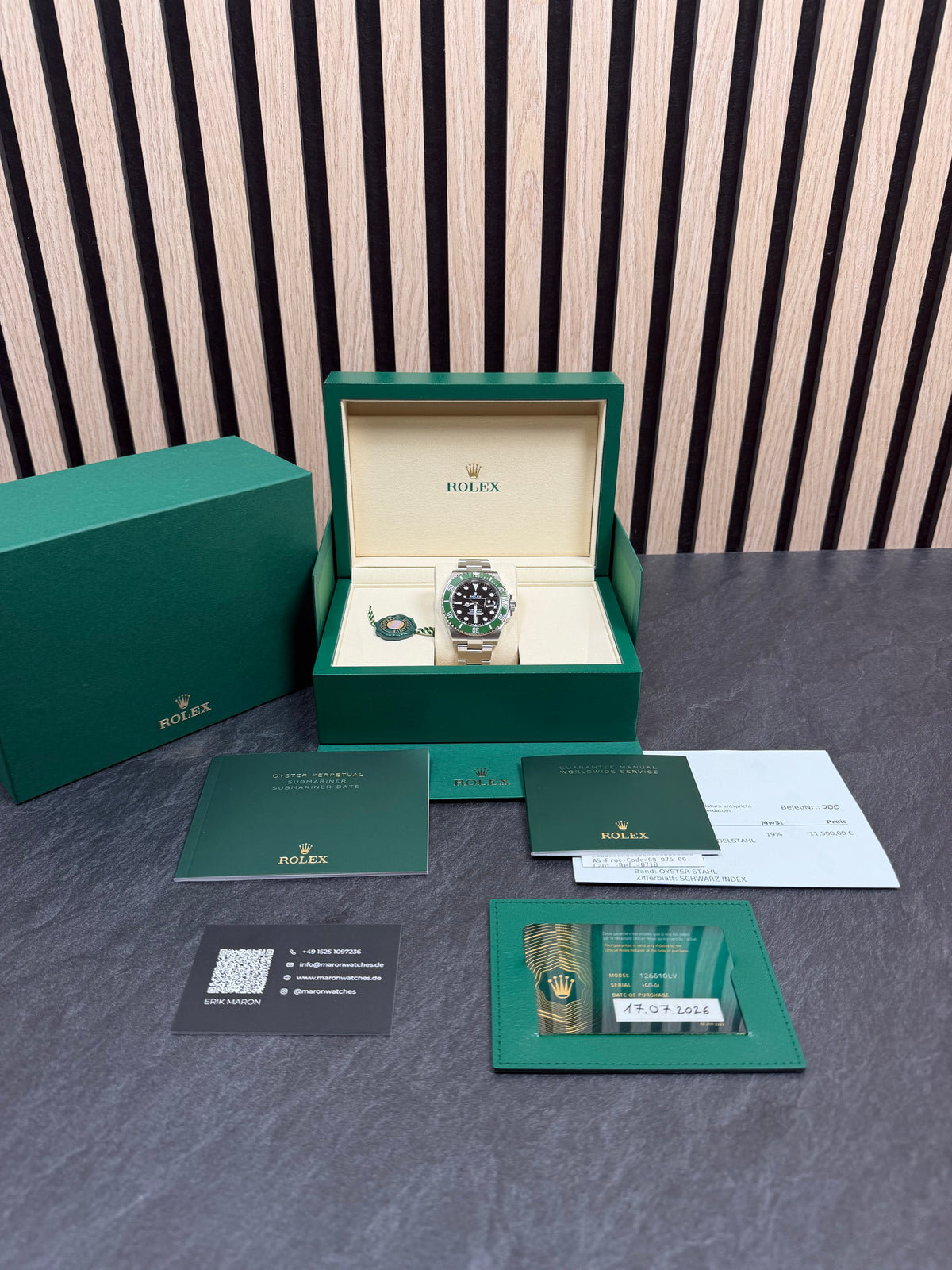 Rolex Submariner Date Starbucks MK2 126610LV / 2026 / Full Set / Neuwertig