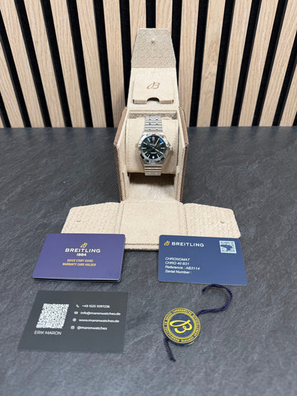 Breitling Chronomat B31 Automatic 40 Grün / 2026 / Full Set / Verklebt