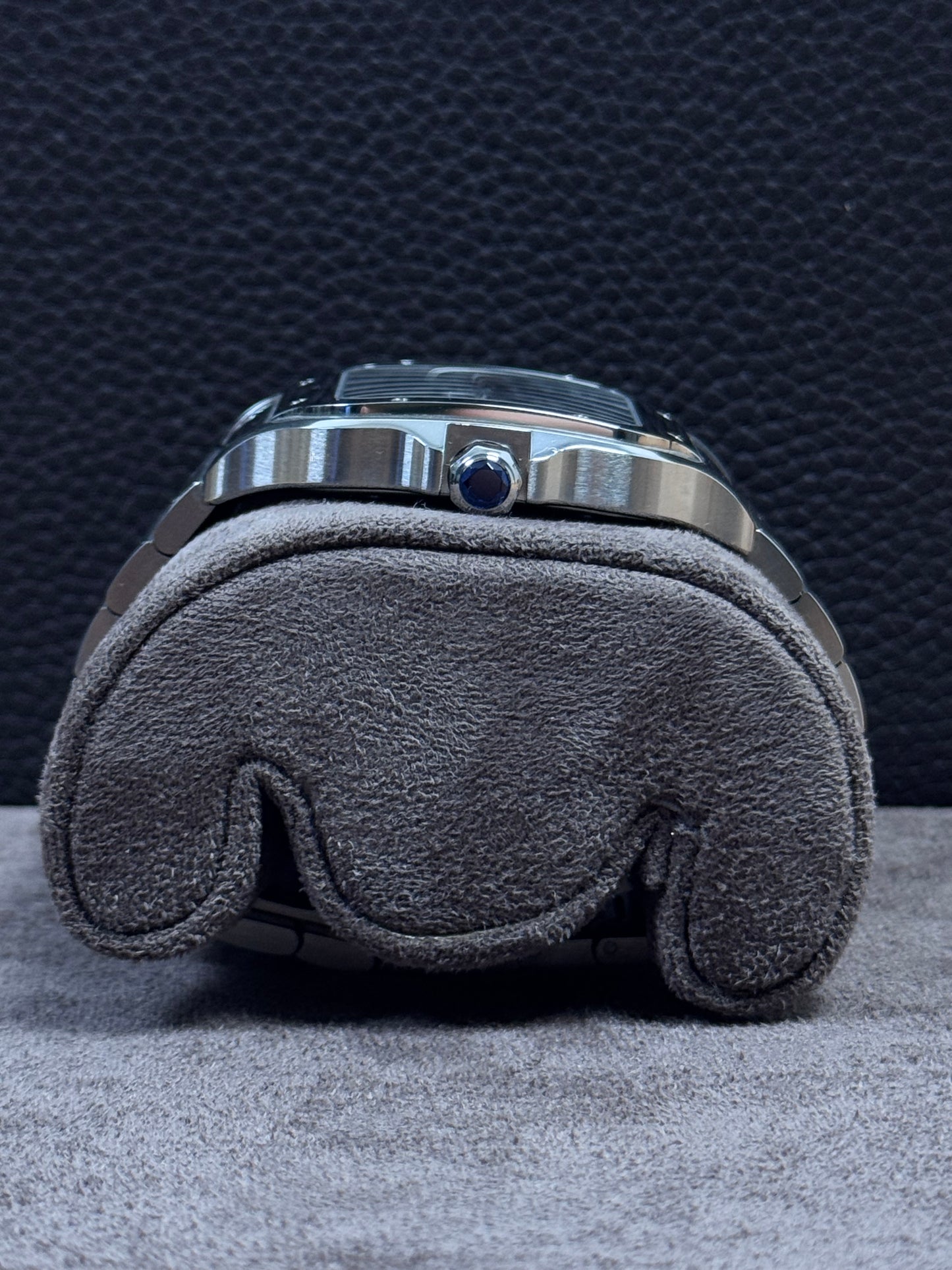 Cartier Santos Large Blau / 2021 / Full Set / Top Zustand / Cartier Service 06/2025