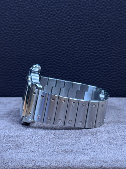 Cartier Santos Large Blau / 2021 / Full Set / Top Zustand / Cartier Service 06/2025