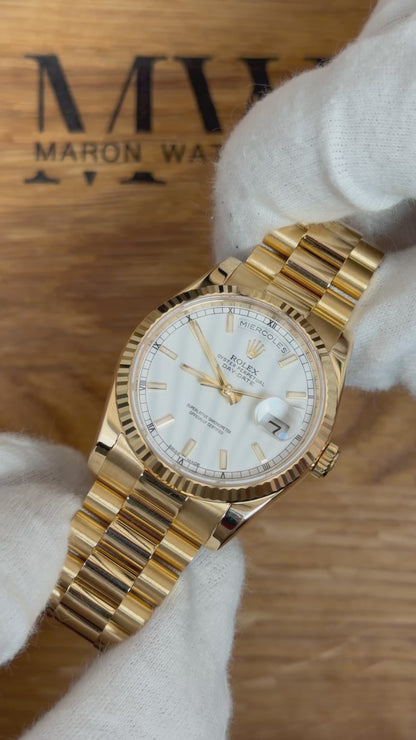 Rolex Day-Date 36 18K Gelbgold / 2015 / Full Set / Top Zustand