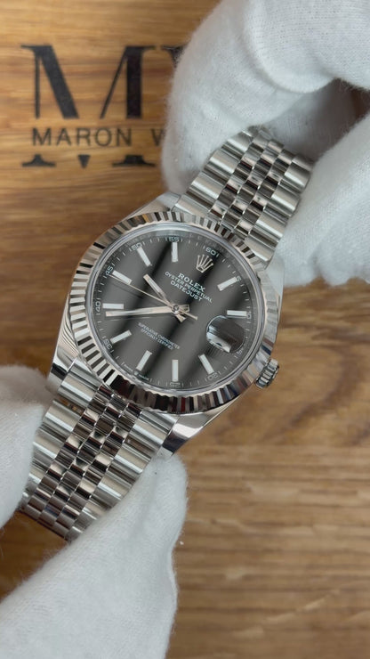 Rolex Datejust 41 126334 Schwarz / 2025 / Full Set / Ungetragen