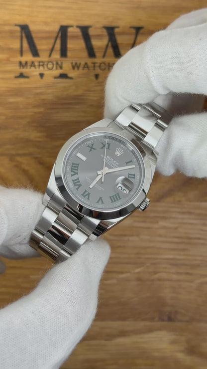 Rolex Datejust 41 126300 Wimbledon / 2025 / Full Set / Ungetragen