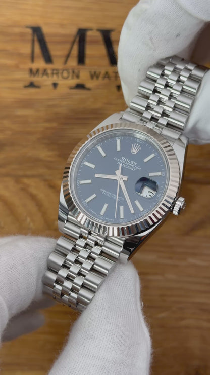 Rolex Datejust 41 126334 Blau / 2018 / Full Set / Top Zustand