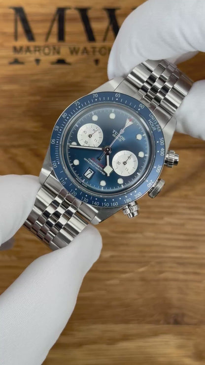 Tudor Black Bay Chrono Blau M79360B / 2024 / Full Set / Top Zustand