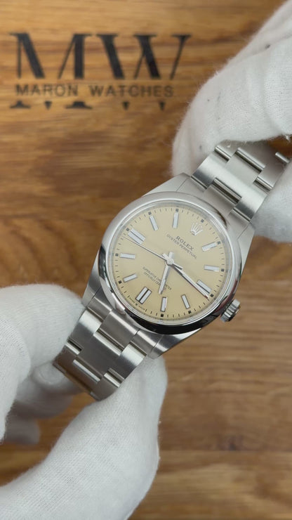 Rolex Oyster Perpetual 41 Beige 134300 / 2025 / Full Set / Neuwertig