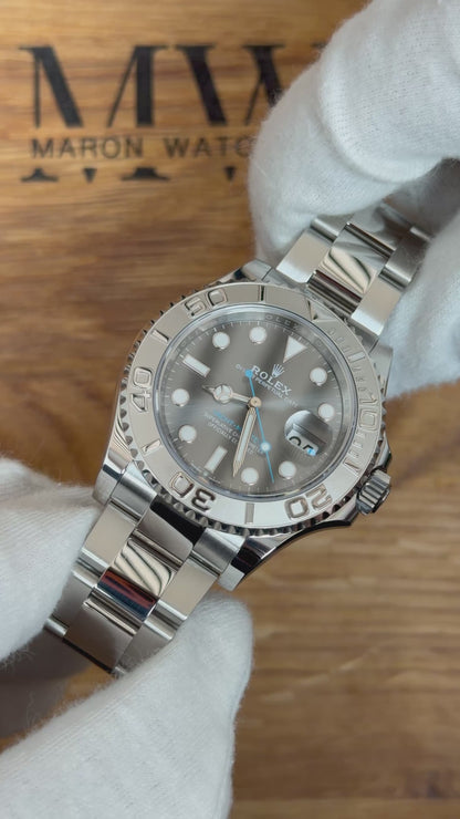 Rolex Yachtmaster 40 Rhodium / 2024 / Full Set / Top Zustand