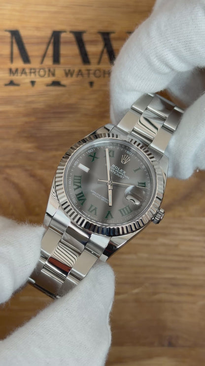 Rolex Datejust 41 126334 Wimbledon / 2025 / Full Set / Top Zustand