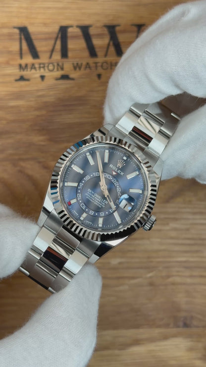 Rolex Sky-Dweller Blau 326934 / 2021 / Full Set / Top Zustand