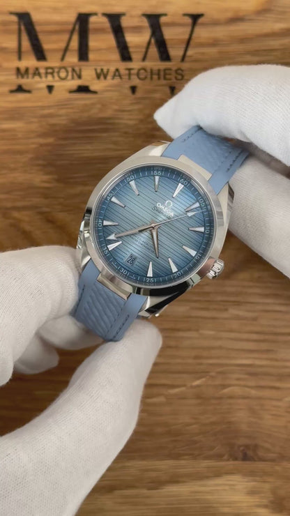 Omega Seamaster Aqua Terra 150 M Summer Blue / 2025 / Full Set / Neuwertig
