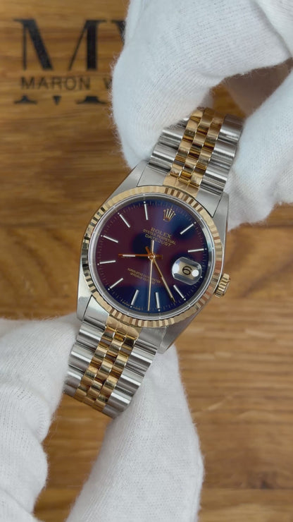 Rolex Datejust 36 Bicolor 16233 / 1995 / Full Set / Top Zustand