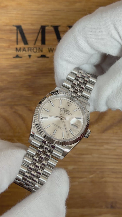 Rolex Datejust 36 126234 Silber / 2023 / Full Set / Top Zustand