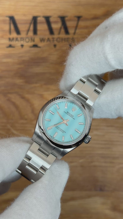 Rolex Oyster Perpetual 31 "Tiffany" 277200 / 2025 / Full Set / Neuwertig