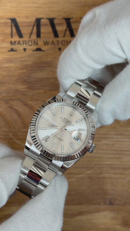 Rolex Datejust 41 126334 Silber / 2022 / Full Set / Top Zustand