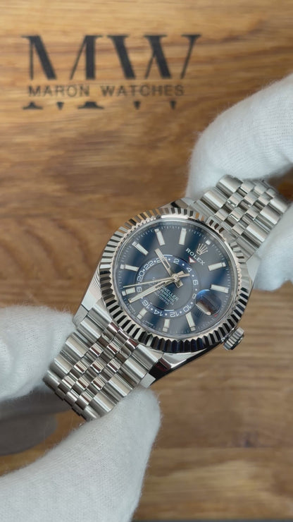 Rolex Sky-Dweller Blau 326934 / 2022 / Full Set / Top Zustand