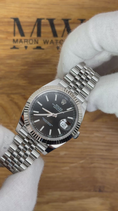 Rolex Datejust 41 126334 Schwarz / 2024 / Full Set / Top Zustand