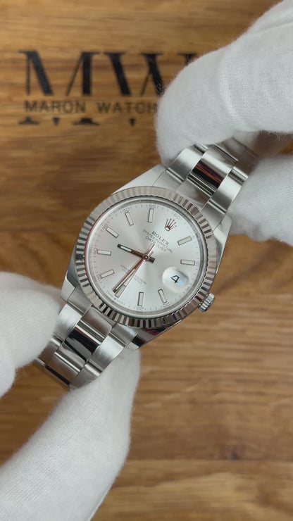 Rolex Datejust 41 126334 Silber / 2020 / Full Set / Sehr gut