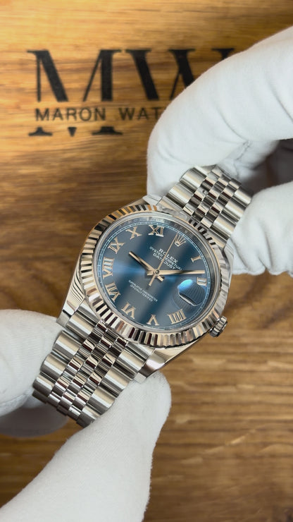 Rolex Datejust 41 126334 Azzurro-Blau / 2022 / Full Set / Neuwertig