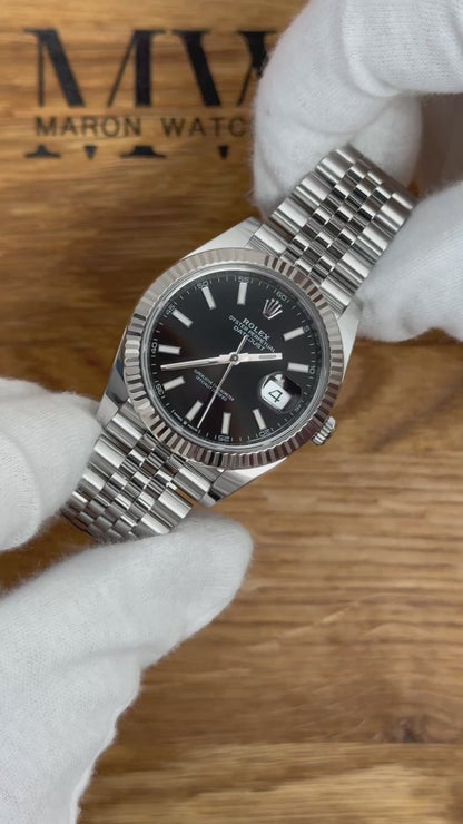 Rolex Datejust 41 126334 Schwarz / 2020 / Full Set / Top Zustand