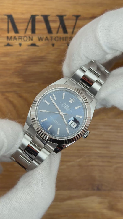 Rolex Datejust 41 126334 Blau / 2024 / Full Set / Top Zustand