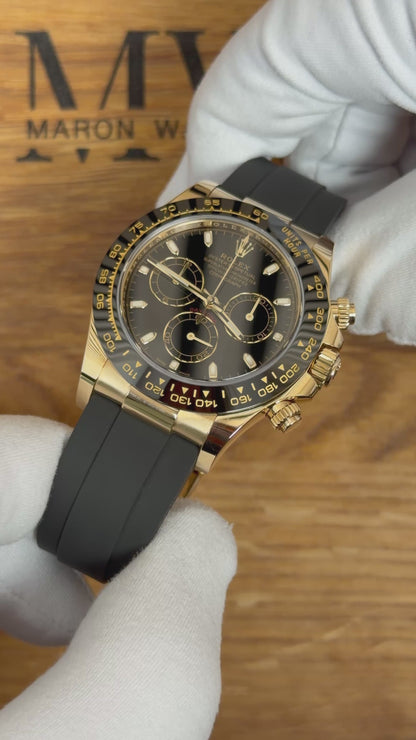 Rolex Daytona Oysterflex Gelbgold 116518LN / 2022 / Full Set / Top Zustand