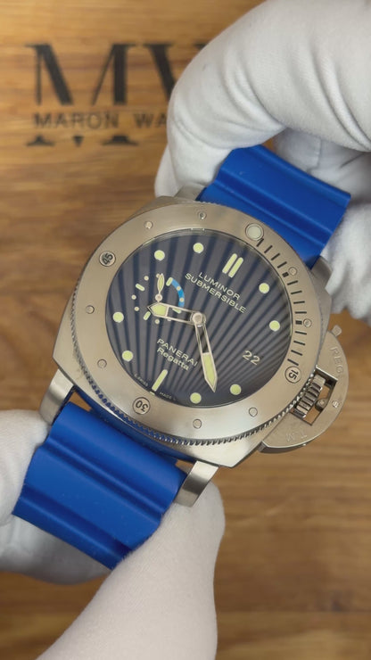 Panerai Luminor Submersible 1950 REGATTA 3 Days GMT / 2012 / Full Set / Top Zustand