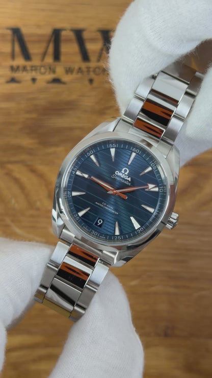 Omega Seamaster Aqua Terra Blau / 2024 / Full Set / Top Zustand