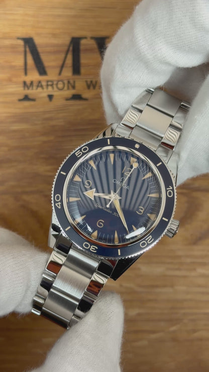 Omega Seamaster 300 Blau / 2024 / Full Set / Top Zustand