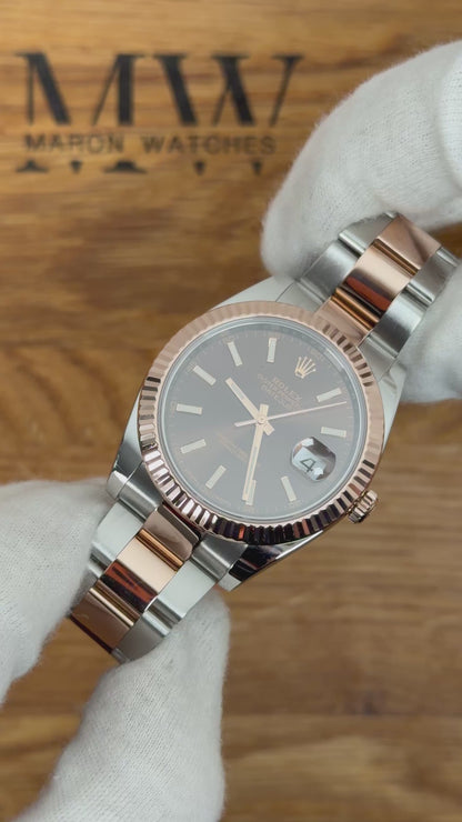 Rolex Datejust 41 126331 Stahl & Roségold Choco / 2018 / Full Set / Sehr gut