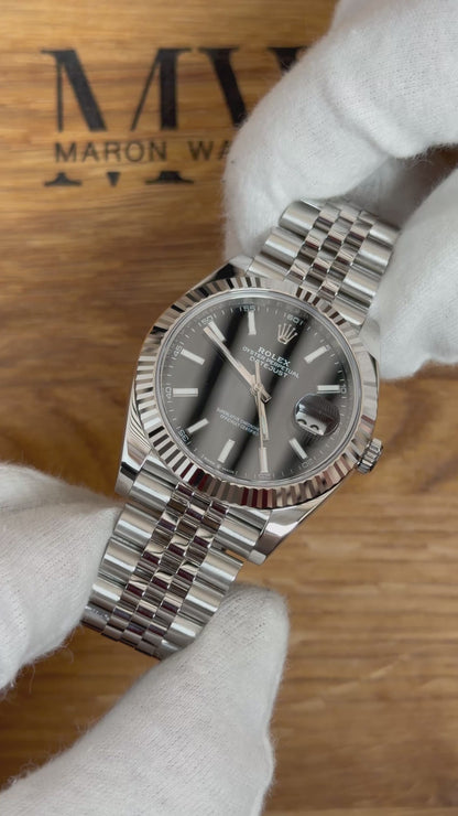 Rolex Datejust 41 126334 Schwarz / 2020 / Full Set / Top Zustand